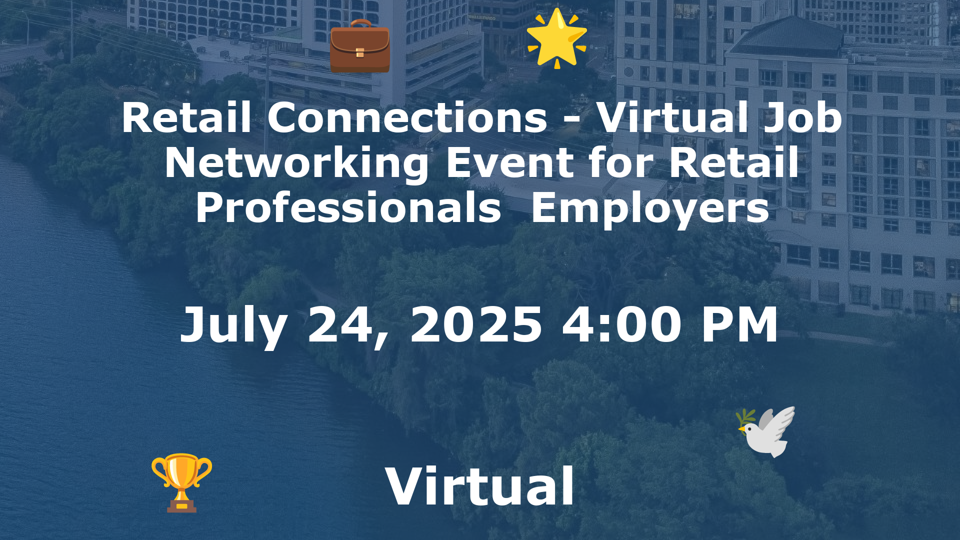 Retail Connections - Virtual Job  Networking Event for Retail Professionals  Employers event image